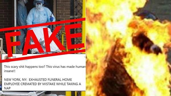 Fake News: தகன மேடையில் அலறிய 