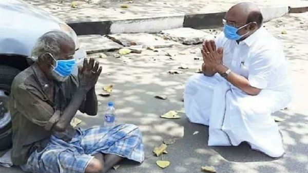 அசைவின்றி உட்கார்ந்திருந்த நபர்.. மெல்ல அருகில் சென்ற ஜெயக்குமார்.. என்ன மனசு சார் உங்களுக்கு!