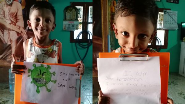 #KidsAreCool.. செயினை உடை.. பை பை டூ கொரோனா.. அசத்தும் குட்டீஸ்!