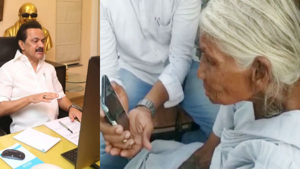 என்ன வயசு உங்களுக்கு.. உடம்ப பார்த்துக்கோங்க.. இட்லி பாட்டியிடம் வீடியோ காலில் பேசிய ஸ்டாலின்