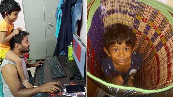 #kidsarecool அடங்க மறுக்கும் குட்டீஸ்கள்.. அதகளமாகும் வீடுகள்.. செம ஜாலி.. சூப்பர் ஹேப்பி!