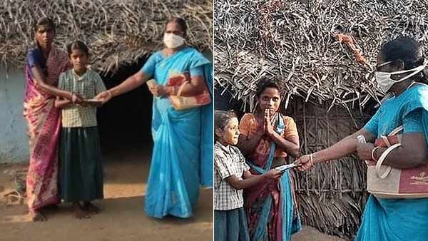 மாணவர்களை மகனாக கருதி... ரூ.1000 நிதியுதவி அளித்த கண்ணகி டீச்சர்... நெகிழ்ச்சிகர நிகழ்வு