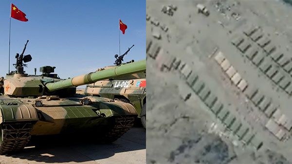 எல்லையை நெருங்கிய சீன ராணுவம்.. தயார் நிலையில் பீரங்கிகள்.. அம்பலப்படுத்திய செயற்கைக்கோள் படம்