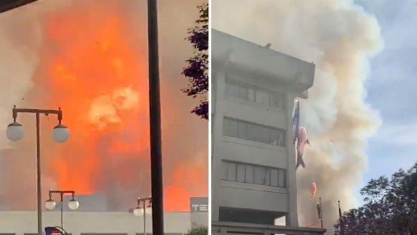 அமெரிக்காவில் தீ விபத்தில் பெரும் அசம்பாவிதம்.. 11 தீயணைப்பு வீரர்கள் தீயில் சிக்கினர்