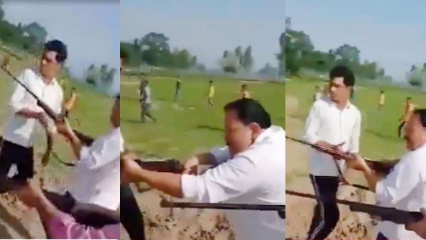 ஷாக்.. ரோடு போடுவதில் தகராறு.. டக்குன்னு துப்பாக்கியை எடுத்து அப்பா, மகனை சுட்டு தள்ளிய.. உ.பி. தாதா