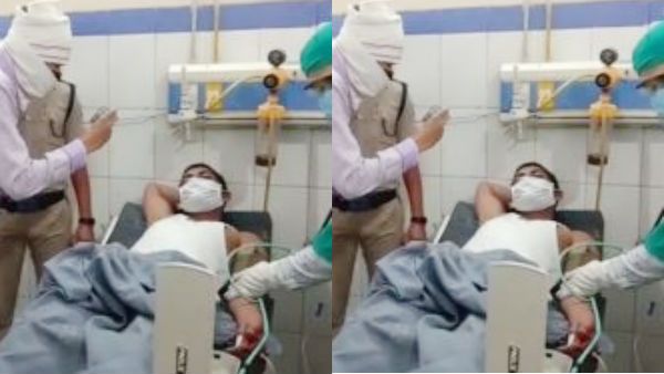 திடீரென எழுந்து.. கரகரவென கத்தியால் 