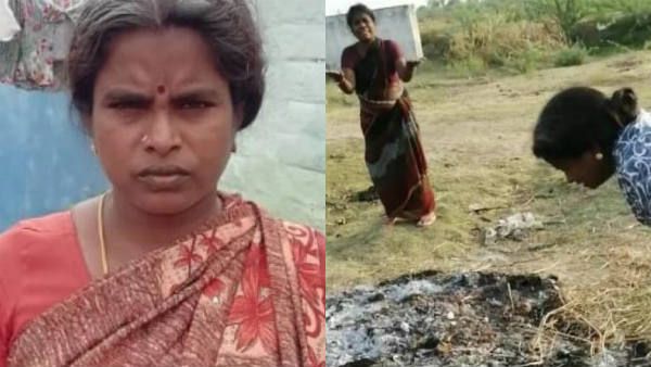 பாதி வெந்த பிணம்.. சுடுகாட்டுக்கு பதறி ஓடிய தாய்.. கதறியபடியே மகனுக்கு கொள்ளி வைத்து எரித்த அவலம்