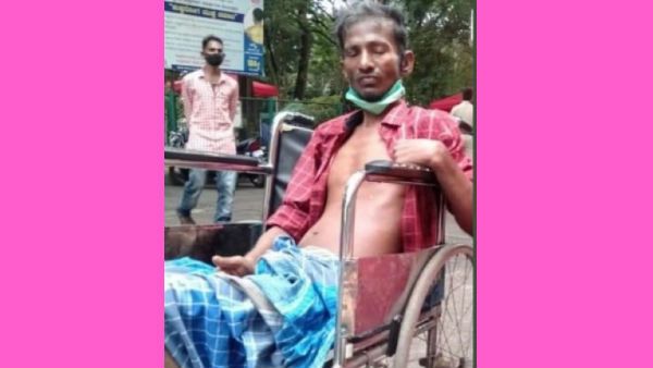 சமத்தா இப்படி உட்கார்ந்திருக்காரே.. யார்னு தெரியுதா.. நம்ம முருகன்தான்.. நோயுடன் போராடும் பரிதாபம்!