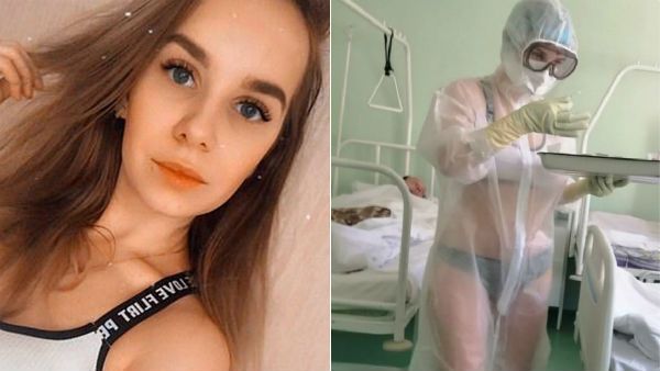 ஒரே புழுக்கம்.. டூ பீஸில் வந்த நர்ஸ்.. ஸீத்ரூ கவச உடையுடன் பணியாற்றியதால் பரபரப்பு.. ரஷ்யாவில்!