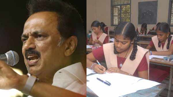 பத்தாம் வகுப்புத் தேர்வுக்கு இப்போது என்ன அவசரம்..? யாரை கேட்டு முடிவு எடுத்தீர்..? மு.க.ஸ்டாலின்