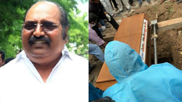 பிறந்தபோதும் தாயின் அருகில்... இறந்த பிறகும் தாயின் அருகில்... ஜெ. அன்பழகனுக்கு கிடைத்த பாக்கியம்