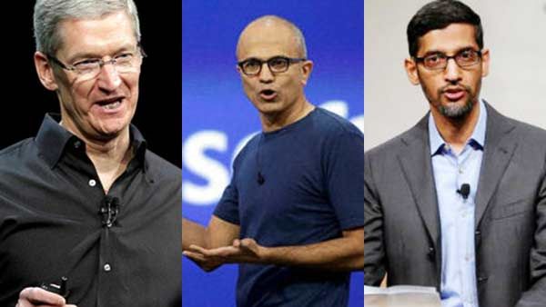 நாங்கள் இருக்கிறோம்.. கருப்பின மக்களுக்கு ஆதரவாக குரல் கொடுத்த டிம் குக், நாதெல்லா, சுந்தர் பிச்சை