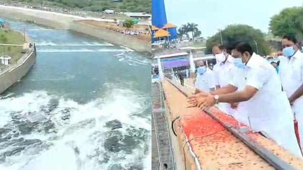 காவிரி டெல்டா பாசனத்துக்கு மேட்டூர் அணையில் நீர் திறப்பு-முதல்வர் எடப்பாடி பழனிசாமி திறந்து வைத்தார்
