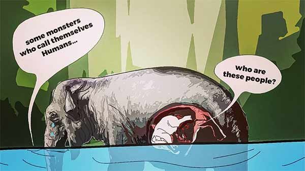 Kerala Elephant: அம்மா.. என்னாச்சும்மா? பேசுங்கம்மா, எனக்கு மூச்சு விடமுடியலம்மா.. கதறல் கேட்கிறதா?