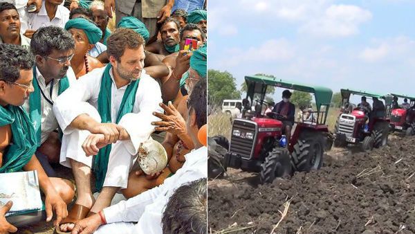 ராகுல் 50-வது பிறந்தநாள்... விளை நிலங்களை இலவசமாக உழுது தரும் தூத்துக்குடி காங்கிரஸ்