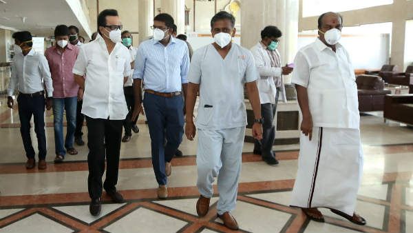 எப்படி இருக்கிறார் ஜெ. அன்பழகன்.. சிகிச்சை குறித்து நேரில் கேட்டறிந்த மு.க.ஸ்டாலின்