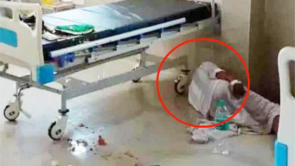 ஆக்சிஜன் இல்லை.. கட்டிலிலிருந்து தவறி கீழே விழுந்து.. 45 நிமிஷம் துடிதுடித்து.. தெலுங்கானா ஷாக்!