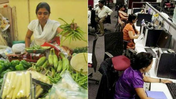 கம்ப்யூட்டர் இன்ஜினியரை காய்கறி விற்க வைத்துவிட்டதே கொரோனா.. அசரவில்லை சாரதா.. சபாஷ்