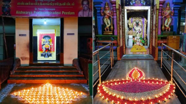 ஆடிவெள்ளிக்கிழமை : தன்வந்திரி ஆரோக்கிய பீடத்தில் 16 அம்மன்களுக்கு 1008 நெய் தீப வழிபாடு