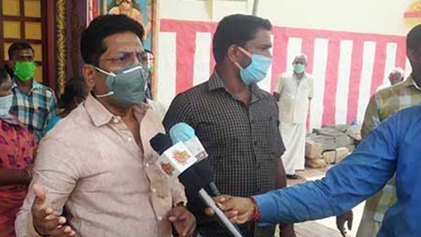 கொரோனாவை டச் பண்ணிட்டு அமைச்சர் பொய்யான அறிக்கைகளை வெளியிடுவதா? - திமுக எம்எல்ஏ கிண்டல்