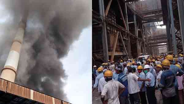 என்எல்சி பாய்லர் வெடி விபத்து - 6 பேர் உடல் கருகி மரணம் - 17 பேர் படுகாயம்