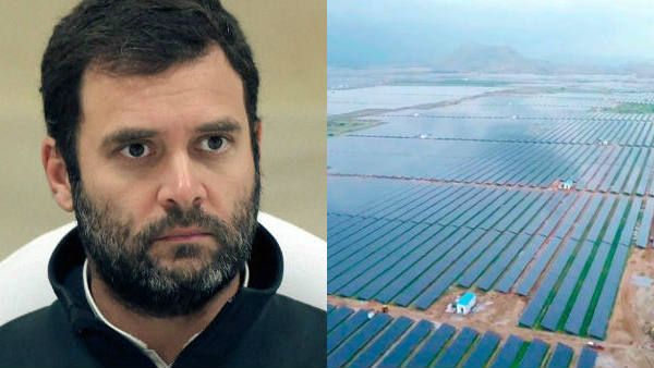 இதுவா, ஆசியாவின் பெரிய சோலார் மின் உற்பத்தி பூங்கா.. மோடி சொன்னது பெரிய தப்பு- ராகுல் காந்தி