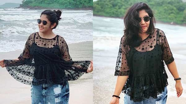 ஏன் ஸ்ருதி.. கடற்கரையில் இப்படி போஸ் கொடுத்தா கடலே ஷாக் ஆய்டாது..!