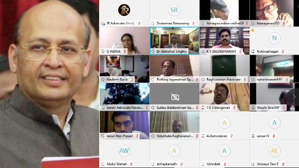 அரசியல் சாசனத்தின் பாவச் செயலாக, கட்சித் தாவல் பார்க்கப்பட வேண்டும்.. அபிஷேக் சிங்வி பேச்சு