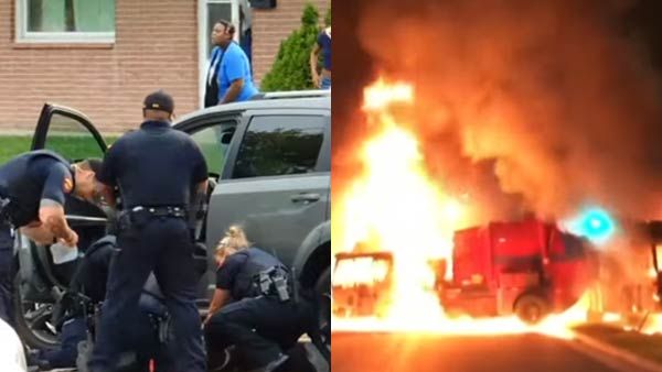 மற்றொரு ஜார்ஜ் பிளாய்ட்.. கருப்பின வாலிபரை துளைத்த போலீஸ் குண்டுகள்.. அமெரிக்காவில் வெடித்த வன்முறை