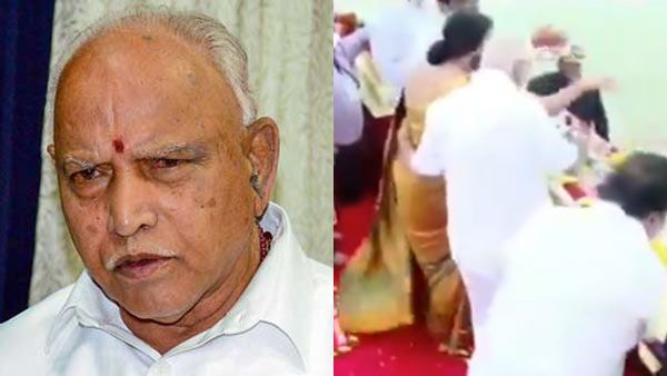 பெண் எம்பியின் இடுப்பில் கை வைத்தாரா கர்நாடக முதல்வர்.. வீடியோவால் திடீர் பரபரப்பு!