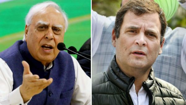 பாஜகவுடன் தொடர்பு என குற்றச்சாட்டு- ராகுல் காந்தி விளக்கத்தால் ஆவேச ட்வீட்டை நீக்கிய கபில் சிபல்