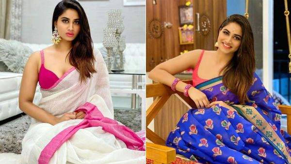 ஊஞ்சலில் ஆடும் இளமை.. சேலையி்ல ஜொலிக்கும் ஷிவானி.. பரபரக்கும் ரசிகர்கள்!