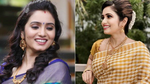 புசுபுசுன்னு இருந்த நாதஸ்வரம் மலர் திருமணத்திற்கு பிறகு இப்படி மாறி விட்டாரே!