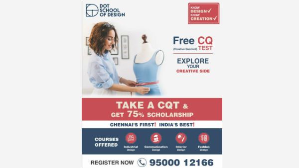 +2விற்கு பின் என்ன?.. படித்தவுடன் வேலை.. டிசைன் துறையில் ஸ்காலர்ஷிப் உடன் படிக்க செம சான்ஸ்!