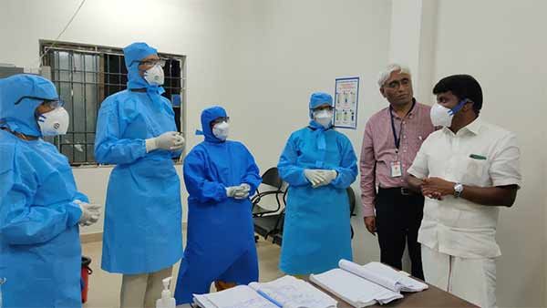 சென்னை ஓமந்தூரார் மருத்துவமனையில் ஆக்சிஜன் வசதியுடன் கூடுதல் படுக்கைகள்... விஜய பாஸ்கர்!!