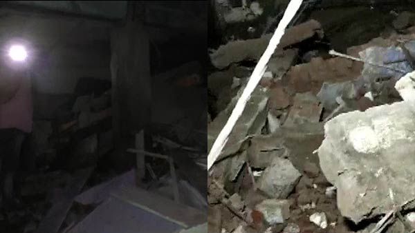 மகாராஷ்டிராவில் சரிந்து விழுந்த 3 அடுக்கு கட்டடம்.. இடிபாடுகளில் சிக்கிய 10 பேர் பலி