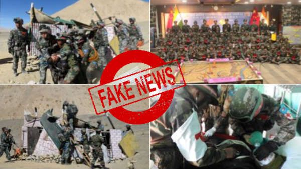 வைரலாகும் எல்லையில் இந்தியா- சீனா ராணுவ வீரர்கள் மோதல் தொடர்பான படங்கள்.. உண்மை என்ன?