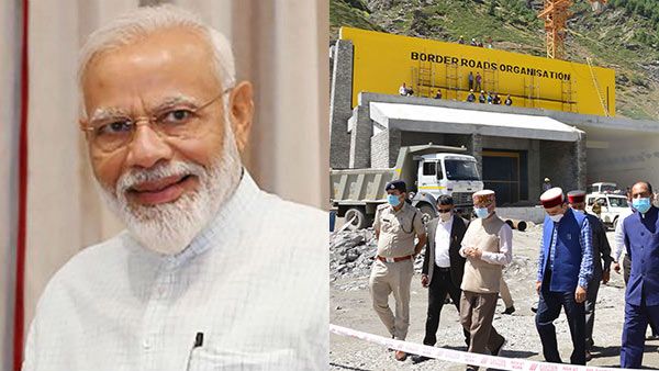 உலகிலேயே மிக நீளமான...மணாலி - லே சுரங்கப்பாதை ... நாட்டுக்கு அர்ப்பணிக்கிறார் பிரதமர் மோடி!!