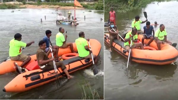 தாமிரபரணி ஆற்றில் மூழ்கிய சென்னை ஆசிரியர்.. மனைவி, குழந்தைகள் பத்திரமாக மீட்பு