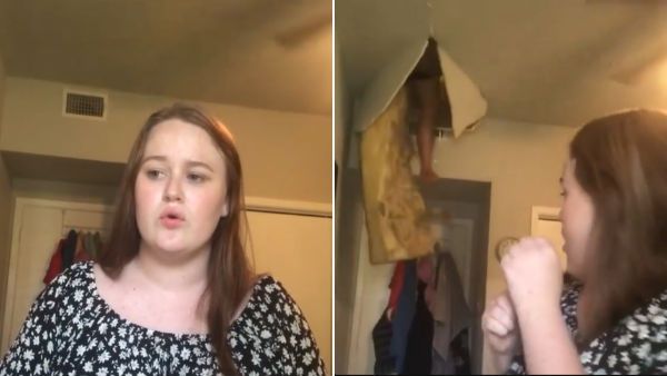 ஓஓ-வென டிக் டாக்கில் பாடல்.. திடீரென மேற்கூரையை பிய்த்துக் கொண்டு விழுந்த தாய்.. இளம்பெண் அதிர்ச்சி!