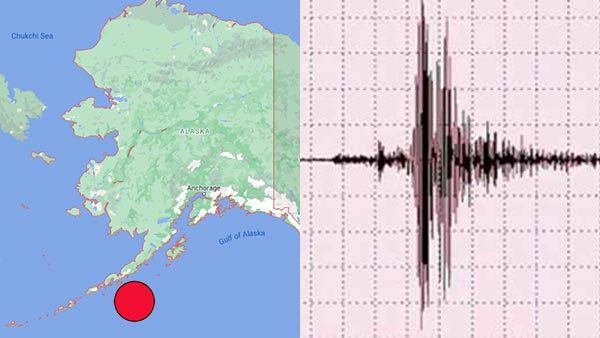 அமெரிக்காவின் அலாஸ்கா மாகாணத்தில் சக்தி வாய்ந்த நிலநடுக்கம்.. கடற்கரை பகுதிக்கு சுனாமி எச்சரிக்கை.!