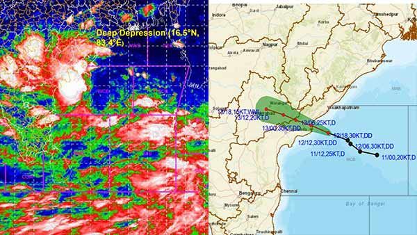 75 கி.மீ. வேகத்தில் வீசிய புயல் காற்று.. கரையை கடந்தது ஆழ்ந்த காற்றழுத்த தாழ்வு மண்டலம்