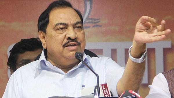 மகா. பாஜகவுக்கு ஷாக்.. மூத்த தலைவர் ஏக்நாத் கட்சே கட்சியில் இருந்து விலகினார்- என்சிபியில் இணைகிறார்