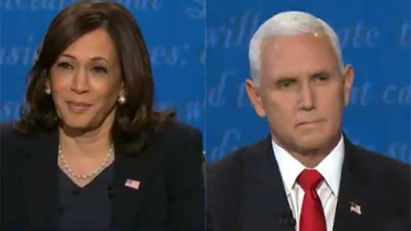 ட்ரம்ப் அரசின் தோல்வியை மக்கள் பார்த்துக்கொண்டிருக்கிறார்கள்: கமலா ஹாரிஸ் - மைக் பென்ஸ் விவாதம்