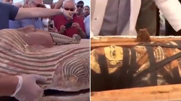 எகிப்து.. 2500 வருடங்களுக்கு பிறகு முதல் முறையாக திறக்கப்பட்ட 'மம்மி'.. உள்ளே பார்த்தால்.. ஆச்சரியம்