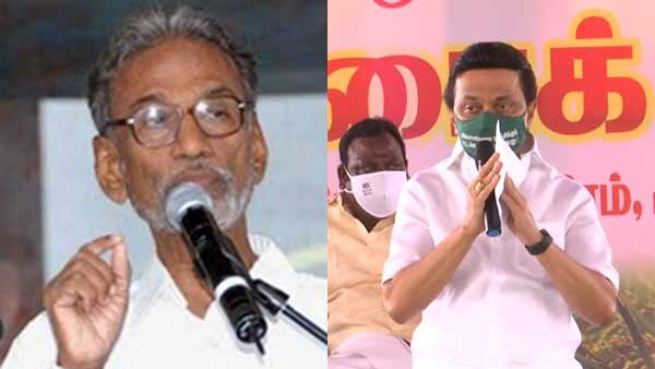 அதெப்படி மு.க.ஸ்டாலின் கிராம சபை கூட்டத்தில் பங்கேற்கலாம்? பழ. நெடுமாறன் திடீர் கண்டனம்