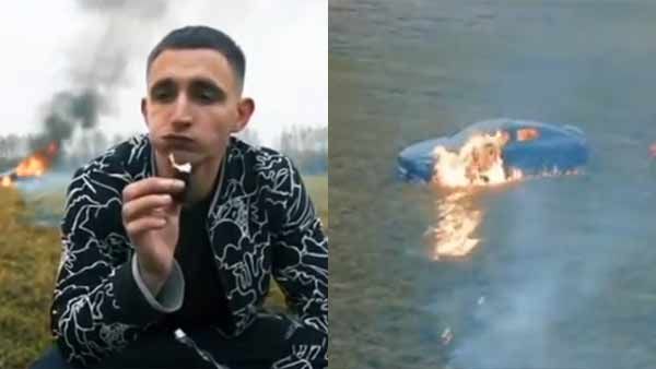 தீராத பிரச்சினை.. தீவிர மனஉளைச்சல்.. வெறுப்பில் ரூ. 2.42 கோடி மதிப்புள்ள சொகுசு காரை கொளுத்திய நபர்!