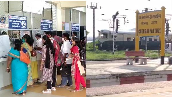 சென்னையில் இன்று முதல் 42 புறநகர் மின்சார ரயில்கள் இயக்கம்.. அரசு ஊழியர்கள் பயணிக்கலாம்