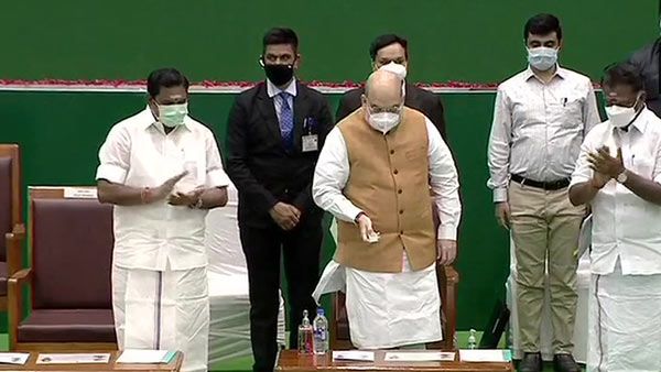 சென்னை மெட்ரோ ரயில் திட்ட 2வது கட்டம்.. கோவை-அவிநாசி சாலை உட்பட பல திட்டங்களுக்கு அமித் ஷா அடிக்கல்