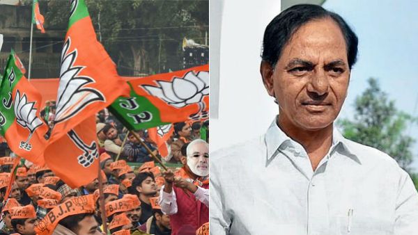 டிஆர்எஸ்சின் இரும்பு கோட்டை.. உள்ளே புகுந்து கொடி நாட்டிய பாஜக.. அப்படியே ஆடிப்போன சந்திரசேகர ராவ்